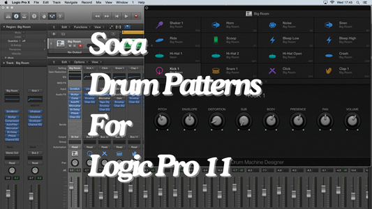 Soca Drums Template for Logic Pro 11